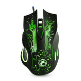 Wired Gaming Mouse 6 Buttons Professional PC Laptop Computer Mouse Gamer Mice Changeable Light 5000dpi USB Optical Mouse