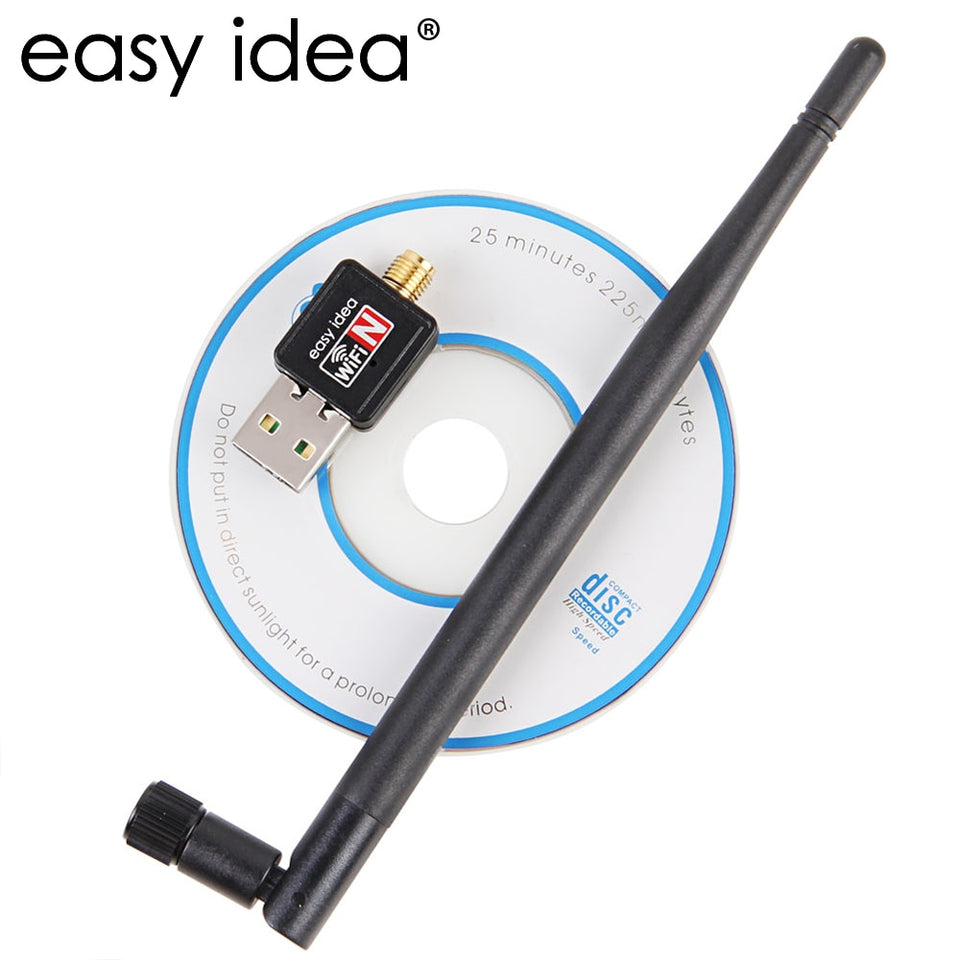 Wireless WiFi Adapter 5dB wifi Antenna 150Mbps Lan Wireless Network Card Portable USB WiFi Receiver Adaptador WiFi 802.11b/g/n