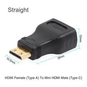 HDMI Male To HDMI Female Cable Adapter Converter Mini HDMI Adapter Extender 90 / 270 Degrees Angle For 1080P HDTV