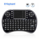 Wireless Keyboard Mini 2.4G English Russian Version Air Mouse Touchpad Handheld For Android TV Laptop Original i8 Rechargeable