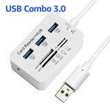 USB Hub 3.0 USB Splitter Micro USB 3.0 Hub Multi Type C Hub Card Reader All In One USB C Adapter For Macbook Laptop PC