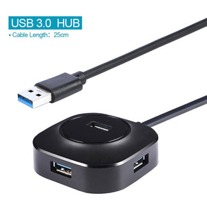 USB HUB Multi USB Splitter 3.0 HUB Micro USB 2.0 HUB External 4 Ports for Computer Accessories PC Laptop