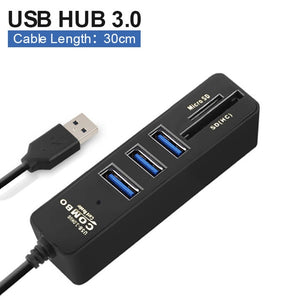 USB HUB 3.0 Combo Multi USB Splitter 3.0 Micro USB 3 HUB 3 / 6 Ports TF SD Card Reader Hab for PC Computer Accessories