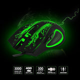 Wired Gaming Mouse 5000dpi Professional USB Mouse Mice Changeable LED Light 6 Buttons Computer Optical Mouse For Gamer