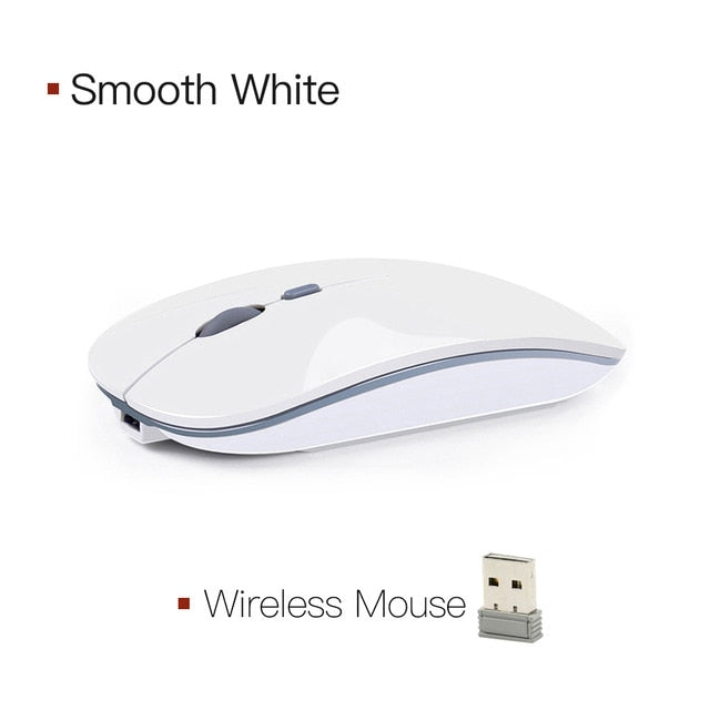 Wireless Mouse Bluetooth Mouse Silent Computer Mouse PC Mause Wireless Rechargeable Ergonomic Optical USB Mice 2.4Ghz for Laptop