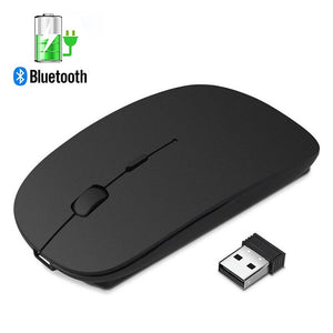 Wireless Mouse Bluetooth Mouse Silent Computer Mouse PC Mause Wireless Rechargeable Ergonomic Optical USB Mice 2.4Ghz for Laptop