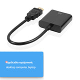 HDMI to VGA Adapter Male To Famale Converter Adapter 1080P Digital to Analog Video Audio For PC Laptop Tablet