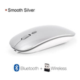 Wireless Mouse Bluetooth Mouse Silent Computer Mouse Rechargeable USB Mause Ergonomic Mice Cordless  Optical Mice For Laptop PC