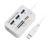 USB 3.0 Hub Splitter With Type C 3 Ports USB Type C HUB SD/TF Card Reader USB-C Hub USB 3.1 Adapter  For MacBook/Computer